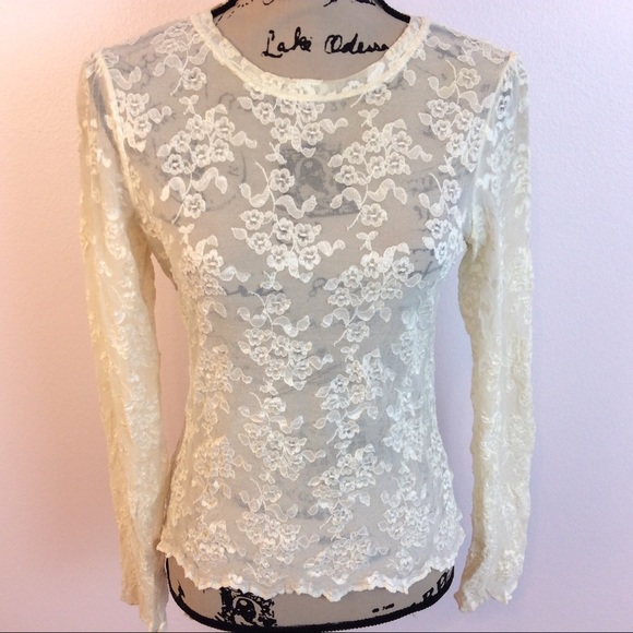 sheer stretch top